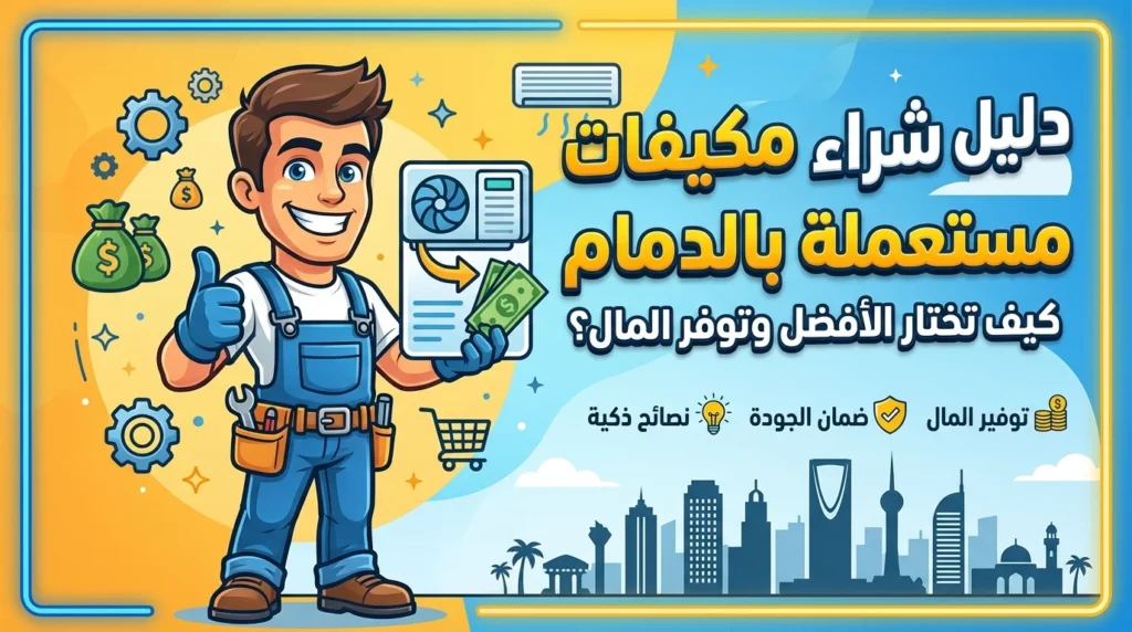 دليل شراء مكيفات مستعملة بالدمام كيف تختار الأفضل وتوفر المال؟