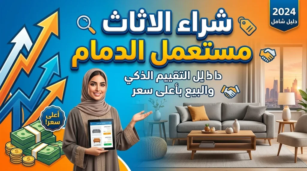 شراء الاثاث مستعمل الدمام دليل التقييم الذكي والبيع بأعلى سعر
