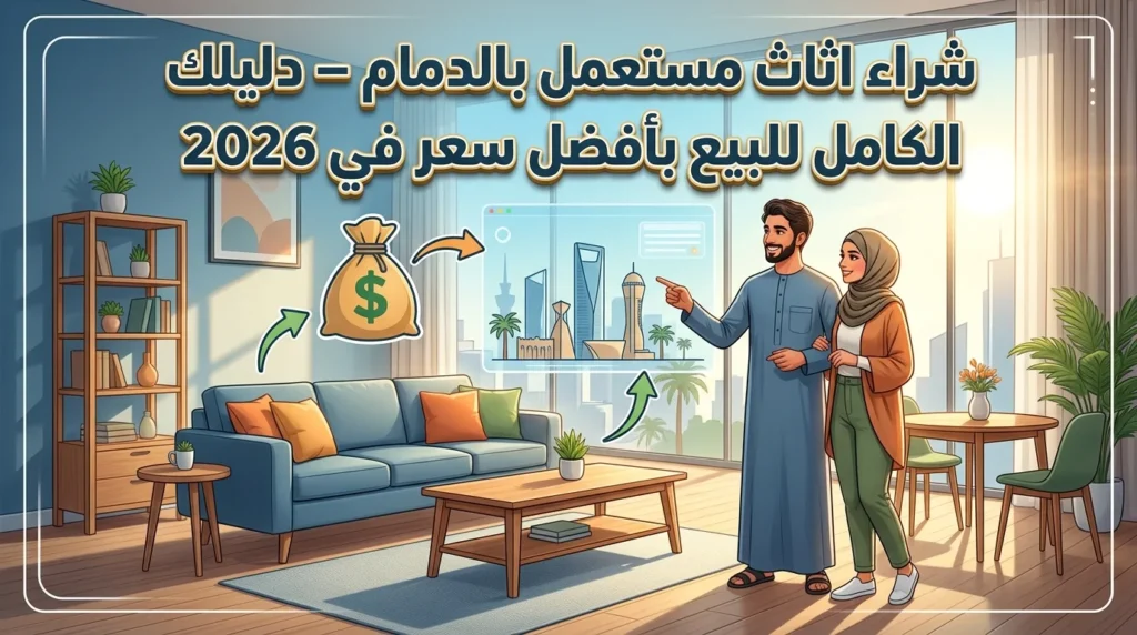 شراء اثاث مستعمل بالدمام – دليلك الكامل للبيع بأفضل سعر في 2026