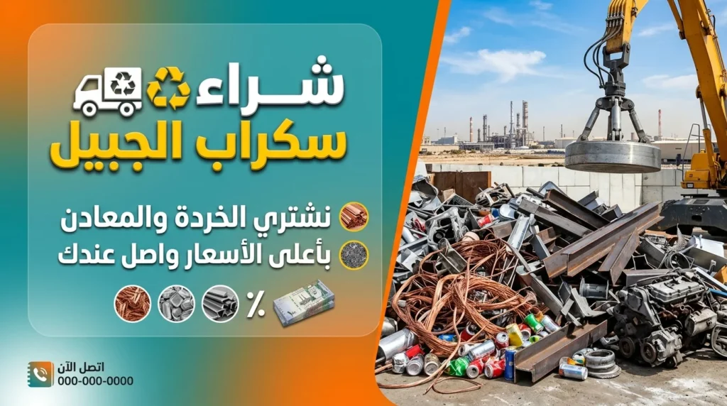 شراء سكراب الجبيل نشتري الخردة والمعادن بأعلى الأسعار واصل عندك